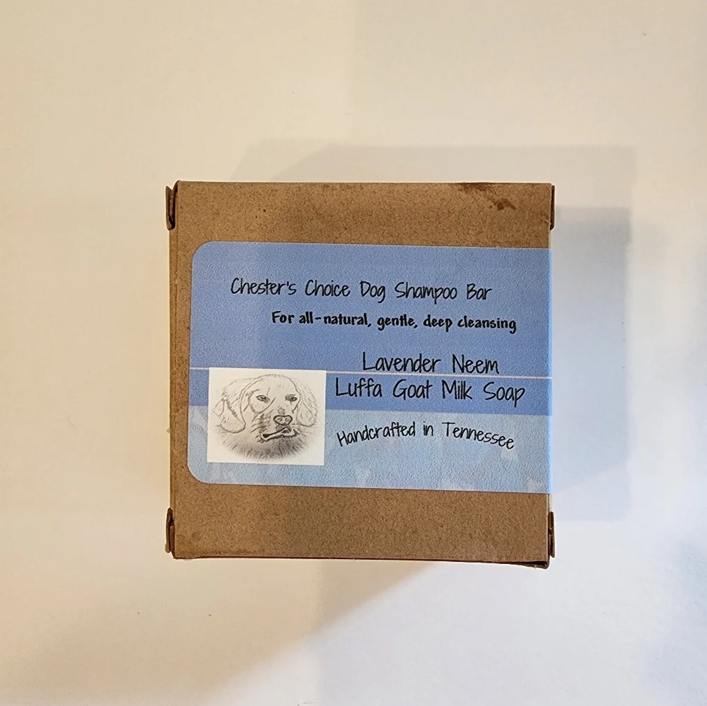 Lavender Neem Luffa Goat Milk Pet Soap Bars